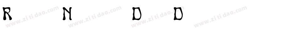 Rococo Nouveau Deco Dings字体转换